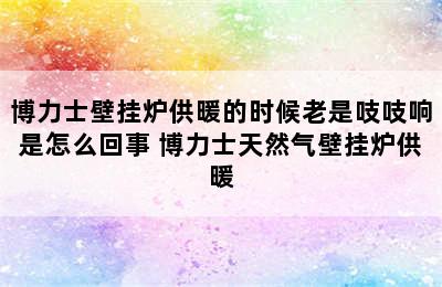 博力士壁挂炉供暖的时候老是吱吱响是怎么回事 博力士天然气壁挂炉供暖